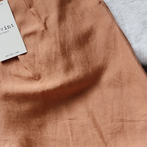 BUY NOW SALE Mo:vint Safari Linen Pleated Shorts - Picture 13 of 16